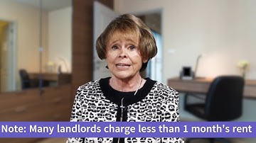 Move-in/Move Out Checklist and Security Deposits