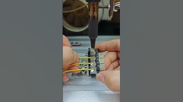 Single point wire soldering process- Good tools and machinery make work easier #process