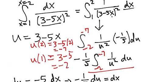 Math 2413 - Calculus 1 - Section 5.5 Example - Substitution with a Definite Integral