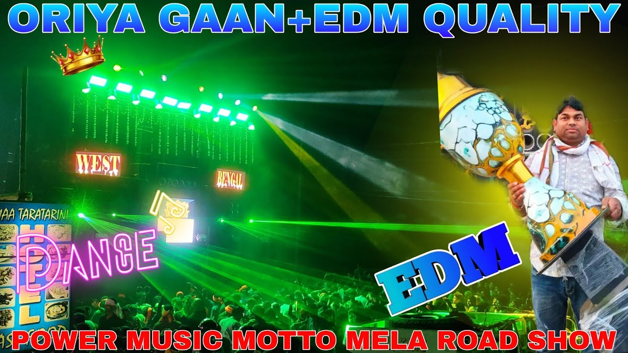 Power Music Motto Mela Night Road Show 💥|| Crowd Maker Power Music 💯|| Oriya Gaan Edm Quality 100 