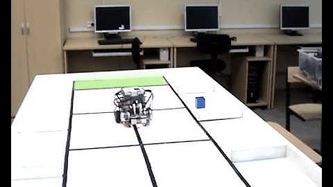 WRO 2011 Lego Nxt cube sorter size color complete