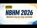 NBHM 2026 Que 15 Solution | MSc/PhD Exam | #nbhm #phd #csirnet #gate