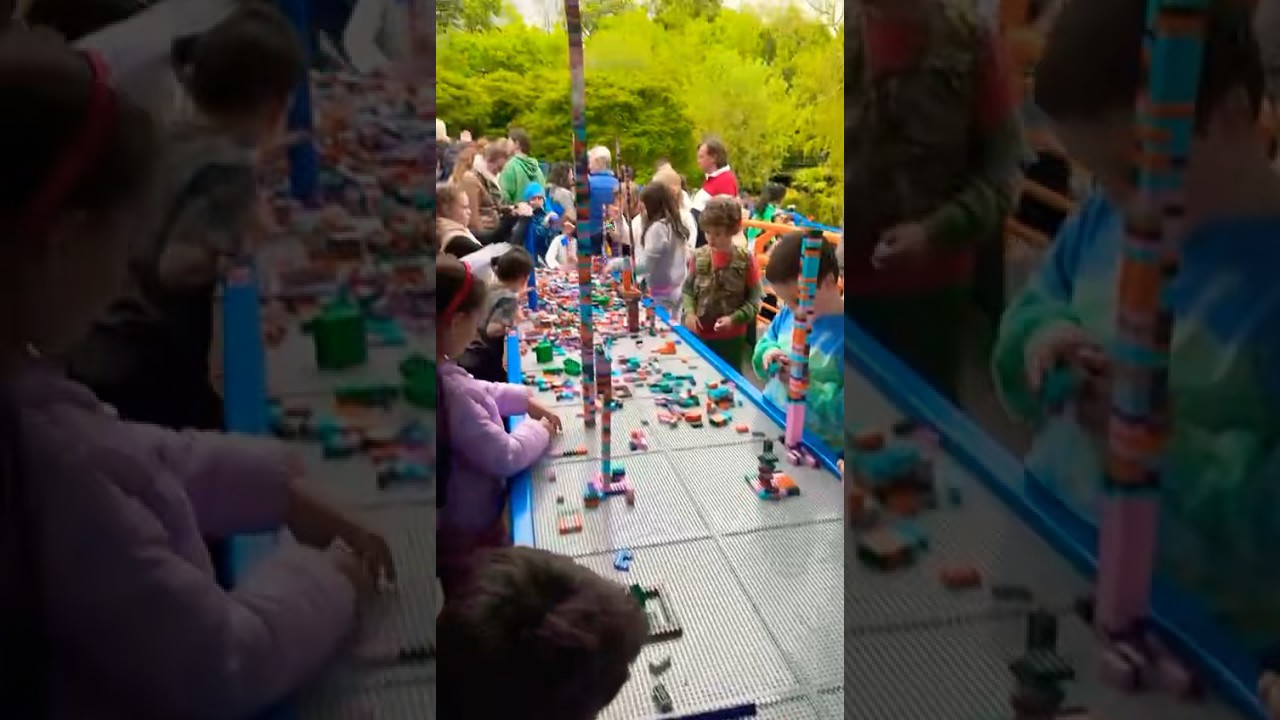 Biggest lego tower made by kids 