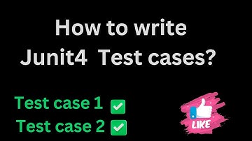 how to write test cases // How to write JUnit test cases //Easy Learning Channel
