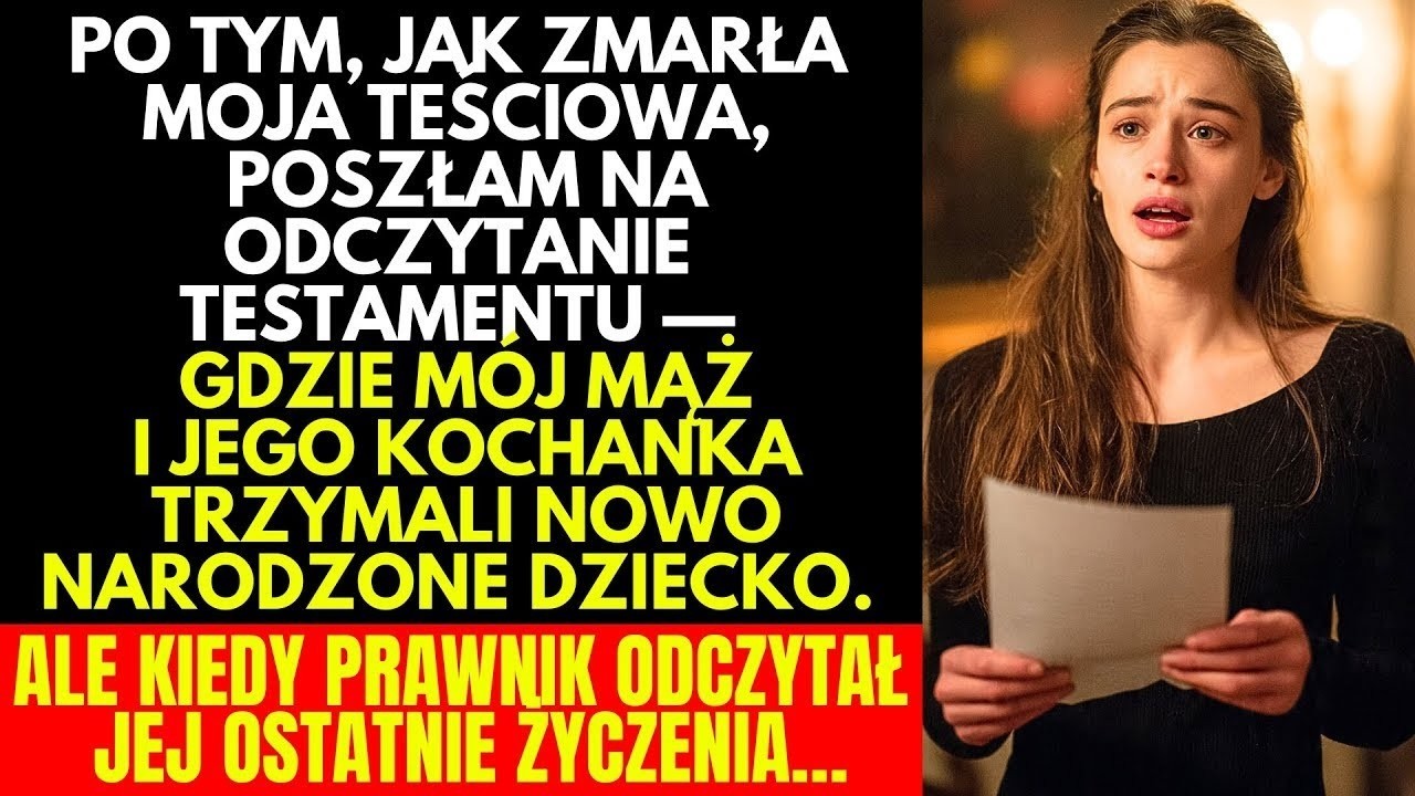 Opiekowałam się moją teściową przez 2 lata – w testamencie UJAWNIŁA zdradę mojego męża
