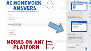 AI Homework Answering Chrome Extension 2026 - Apex Vision AI