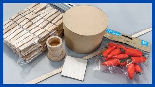 Carrot Decor Diy Easter Diy Just 1 Quick Craft