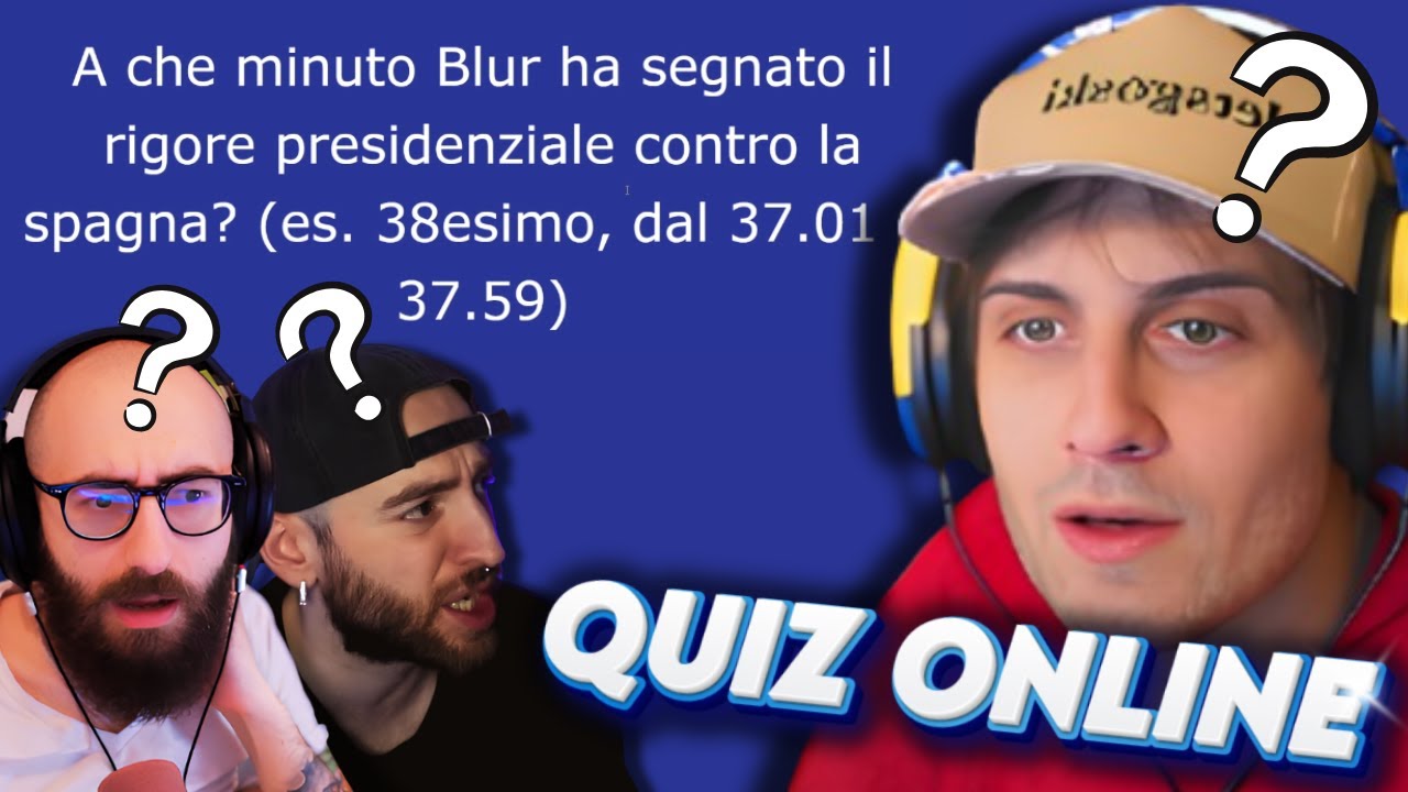 BLUR Il MAS GRANDE Contro MARZA e PESH nei QUIZ ONLINE | JeopardyLabs