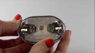 Bicycle Safety Light with 9 Multi Color LEDs, Multi Function-Demo