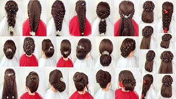 #0104. 22 Kiểu Búi Tóc , Tết Tóc Bà Sui - Cô Dâu - Đi Chơi - Đi Tiệc #tếttóc #búitóc #kiểutócđẹp