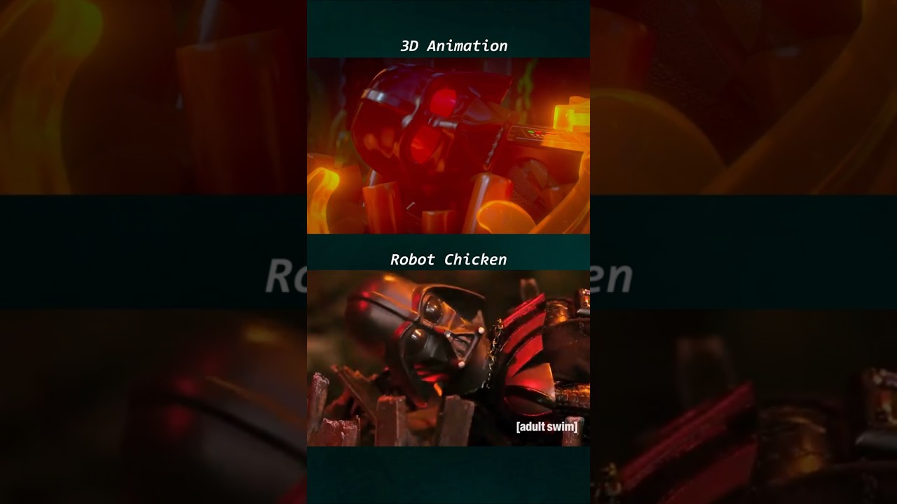 If Darth Vader Survived...  |  Robot Chicken VS Lego 3D Animation