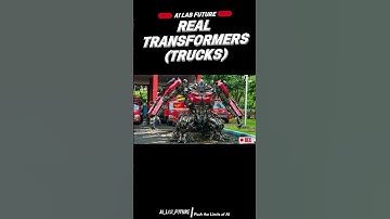 REAL TRANSFORMERS! (Trucks Transforming to Robot)
