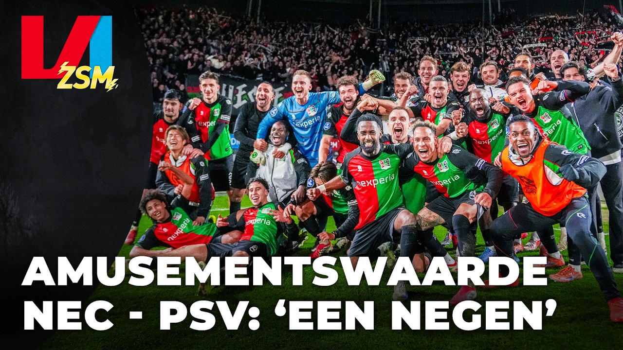 Spektakel in de beker! 'NEC is een verademing voor het Nederlands voetbal' | VI ZSM