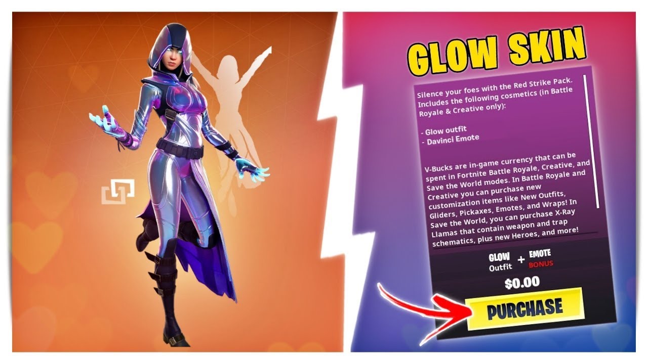 HOW TO REDEEM THE FREE EXCLUSIVE GLOW SKIN IN FORTNITE! (WORKING METHOD