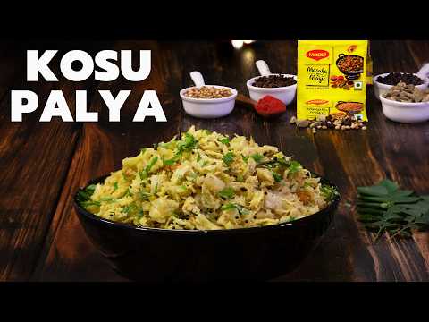 5 Minute MAGIC Cabbage Palya with MAGGI Masala-ae-Magic