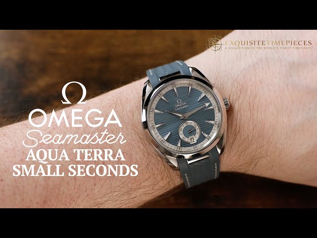 aqua terra small seconds blue