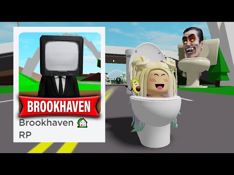 Hice Mi Propio Brookhaven De Skibidi Toilet En Roblox!