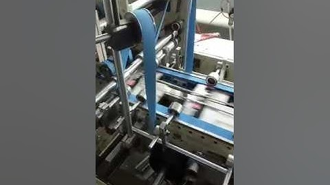 HZH650FB paperboard carton making machine - side pasting, crash lock