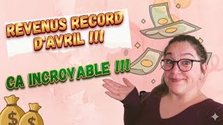 RECORD AVRIL 🥳 Mes revenus YouTube & Business 100% Transparent 🤑