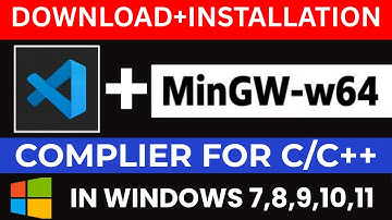 🎯How to Download and Install MinGW-w64 for C/C++ programming in Visual Studio Code on Windows