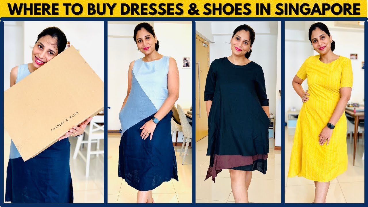 Dresses and Shoes shopping haul |Expensive dresses in Singapore?Orchard road la shopping polam vanga