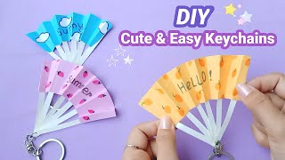 DIY Cute & Easy Keychains || How to make Keyrings at home || Best out of waste