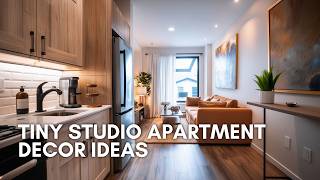 Tiny Studio Apartment Decor Ideas to Maximize Every Inch