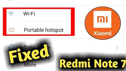 Redmi Note 7, 8 Pro Hotspot & Wifi Problem Solved || How to Fix WiFi & Hotspost Problem