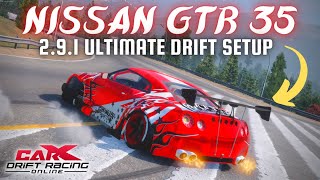 CarX Drift Racing (PS4) | Best Nissan GTR 35 Ultimate Drift Setup / Atlas GT