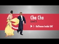 StepFlix Cha Cha dance, level 3, class 1: half moon inside under arm turn