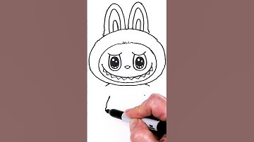 LUBUBU Macaron! Which Color is your Favorite?? #drawsocute #howtodraw #labubu