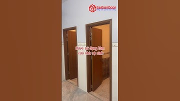 ▶️ Bàn giao lắp đặt bộ cửa nhựa Composite được sử dụng làm cửa phòng ngủ và Cửa nhà vệ sinh