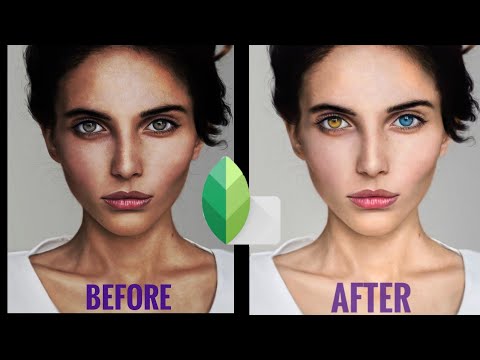 Video: Sådan ændres øjenfarven På Et Foto