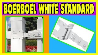 Boerboel Gate Solutions 73002181 White Standard Strap Hinge, 36" Accessories review