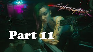 Cyberpunk 2077 gameplay on the highest difficulty Part 11 Saving officer Barry