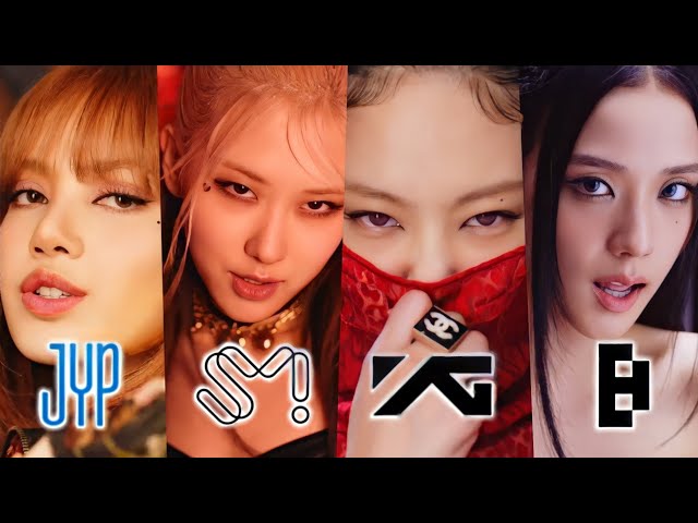 How would YG, SM, JYP u0026 BIG HIT do 'PINK VENOM' Teaser? (@BLACKPINK) class=