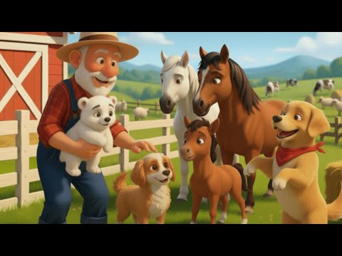 Old MacDonald Had A Farm Learn Animal Names Sounds For Toddlers