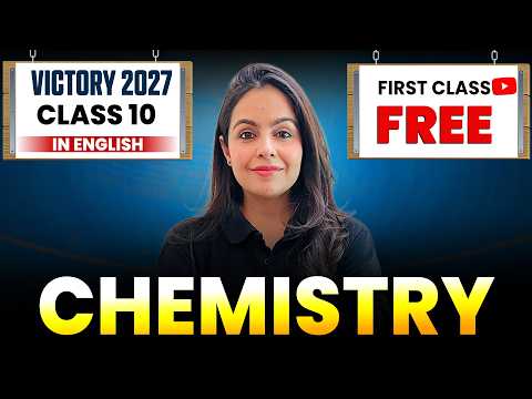 Class 10th ICSE Chemistry 🚀 | First Class FREE 🎯 | Victory ICSE 2027 English Batch