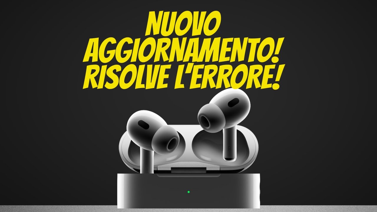 URGENTE! L’aggiornamento degli AirPods RISOLVE il BUG dei CLICK su iOS 26! 🚨 (firmware 8B34)
