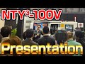 New Machine "NTY³-100V"  Presentation by our CEO