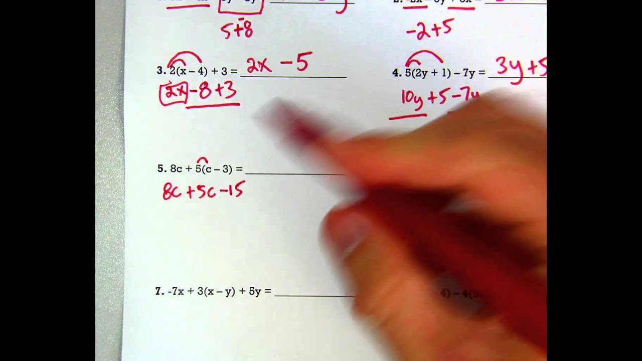 Simplifying Variable Expressions YouTube Simplifying Variable Expressions YouTube