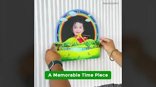 Unique Clock with Image Printing on Acrylic