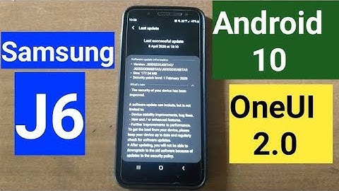Samsung J6 Android 10 OneUI 2.0 Update🔥🔥🔥