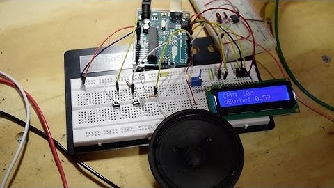 DIY Arduino Geiger Counter