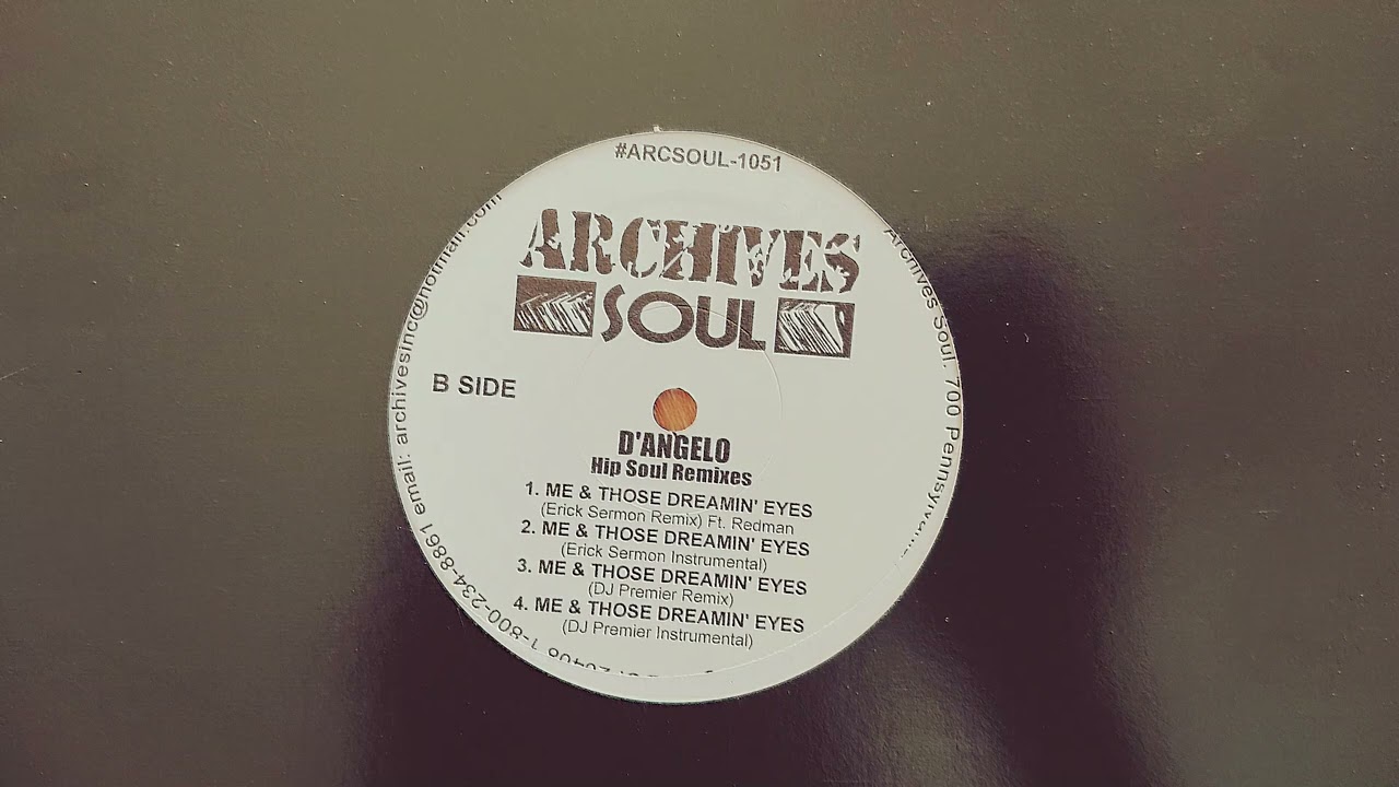 D'Angelo - Me & Those Dreamin' Eyes (DJ Premier Remix) - YouTube