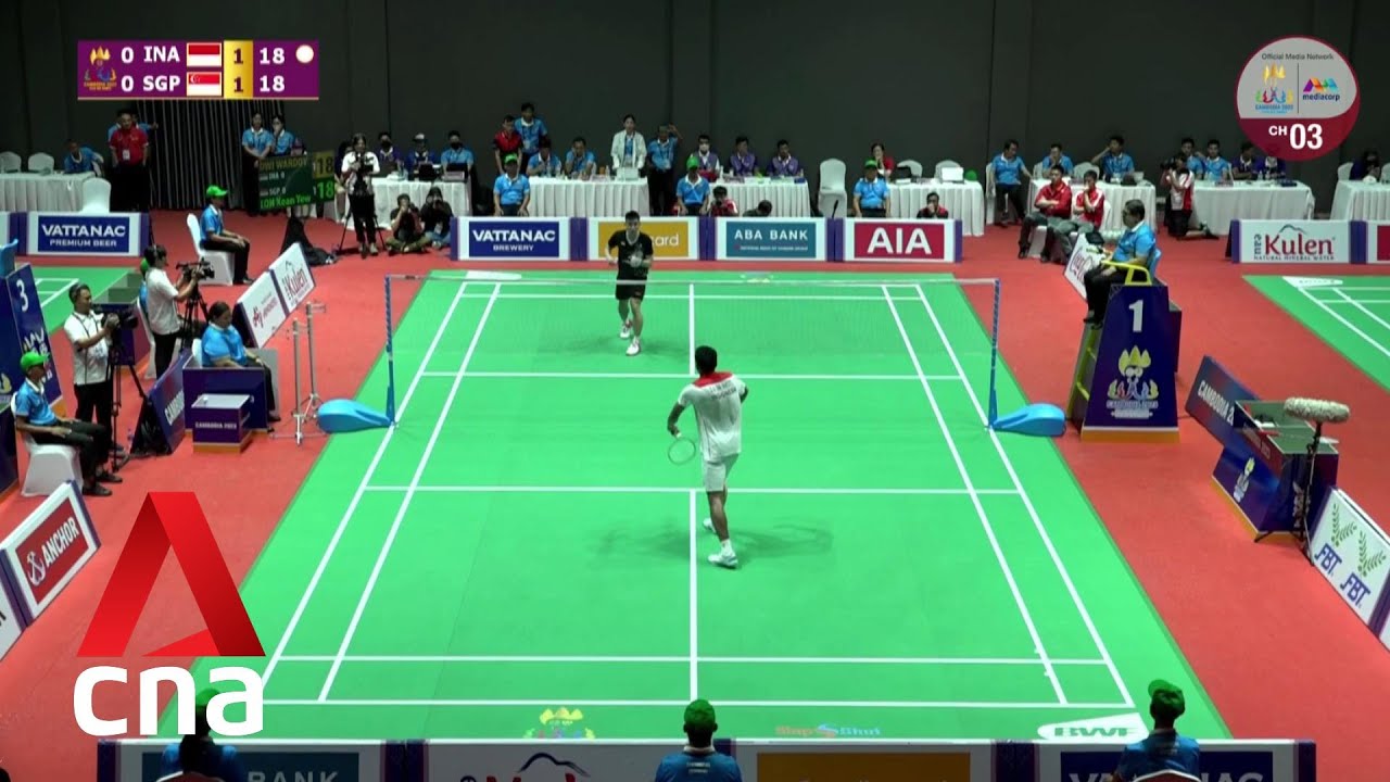 Badminton Singapores Loh Kean Yew beaten as mens team takes SEA Games joint-bronze after Indonesia loss