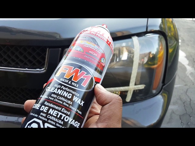 Cleaning Headlights Part 3 - Various Wax Applications 