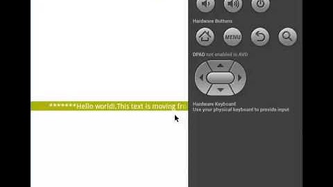 TextView Marquee text Example569