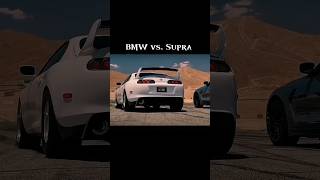 Supra MK-4 (Tuning 2jz) 💀 vs BMW M4 (stock) 🔥 - Crazycrhb || #shorts #racing #mk4 #bmw