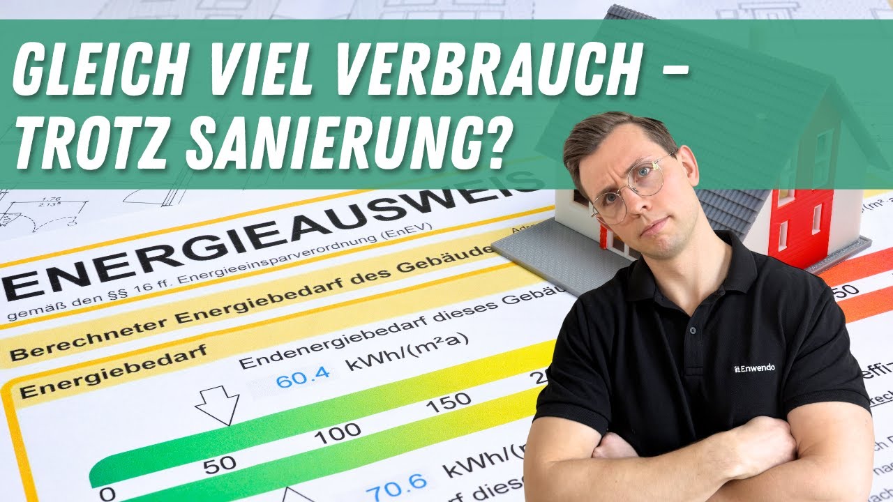 Warum sanierte und unsanierte Häuser oft gleich viel Energie verbrauchen